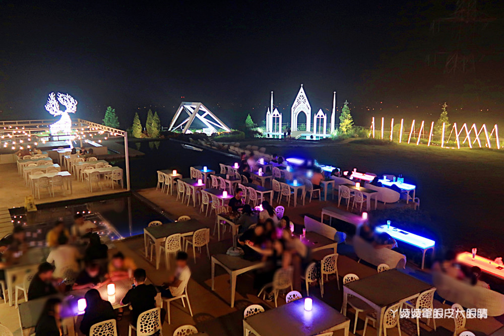 新竹看夜景好去處！夏季三角景觀咖啡廳，新竹湖口浪漫約會餐廳