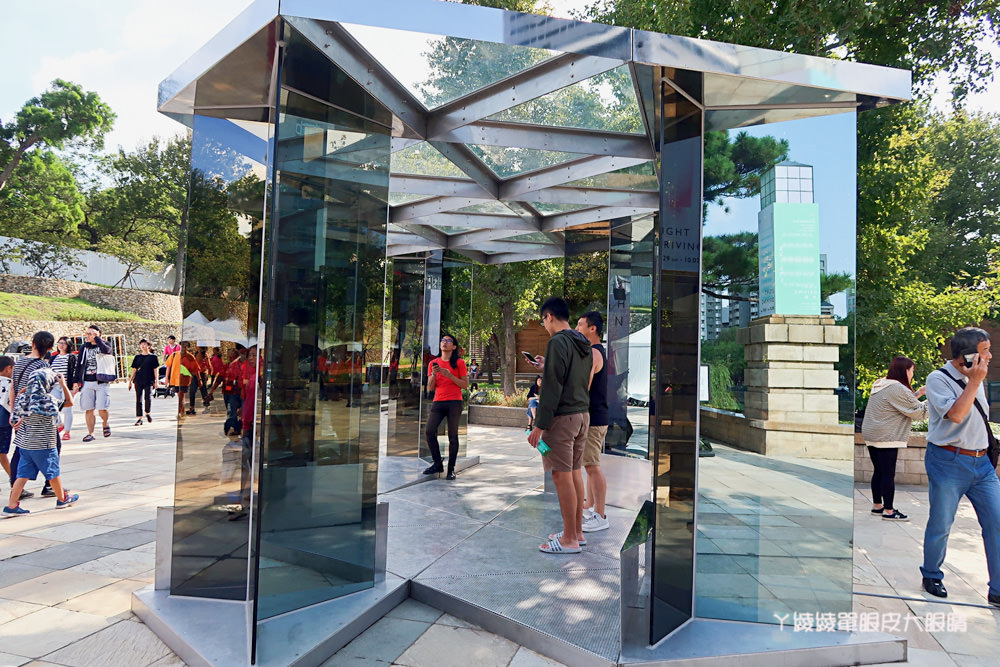 新竹旅遊景點｜新竹麗池公園、新竹玻璃工藝博物館開放了！推薦置身夢幻玻璃屋的風Live House館！
