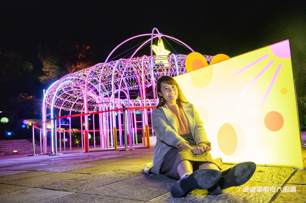 新竹公園出現七米高可愛大白兔！城市躲貓貓藝術燈節明於麗池公園點燈！慶新竹市立動物園開幕