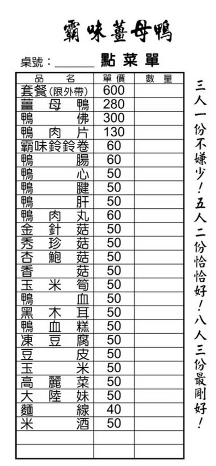 霸味薑母鴨竹北中華店搬到吳濁流路了！炭火加熱、現炒燜煮鴨肉軟嫩好咬，外帶套餐享有優惠